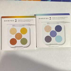Morphe 2 ready in 5 eyeshadow palettes, set of 2, ocean drive and Palm Springs